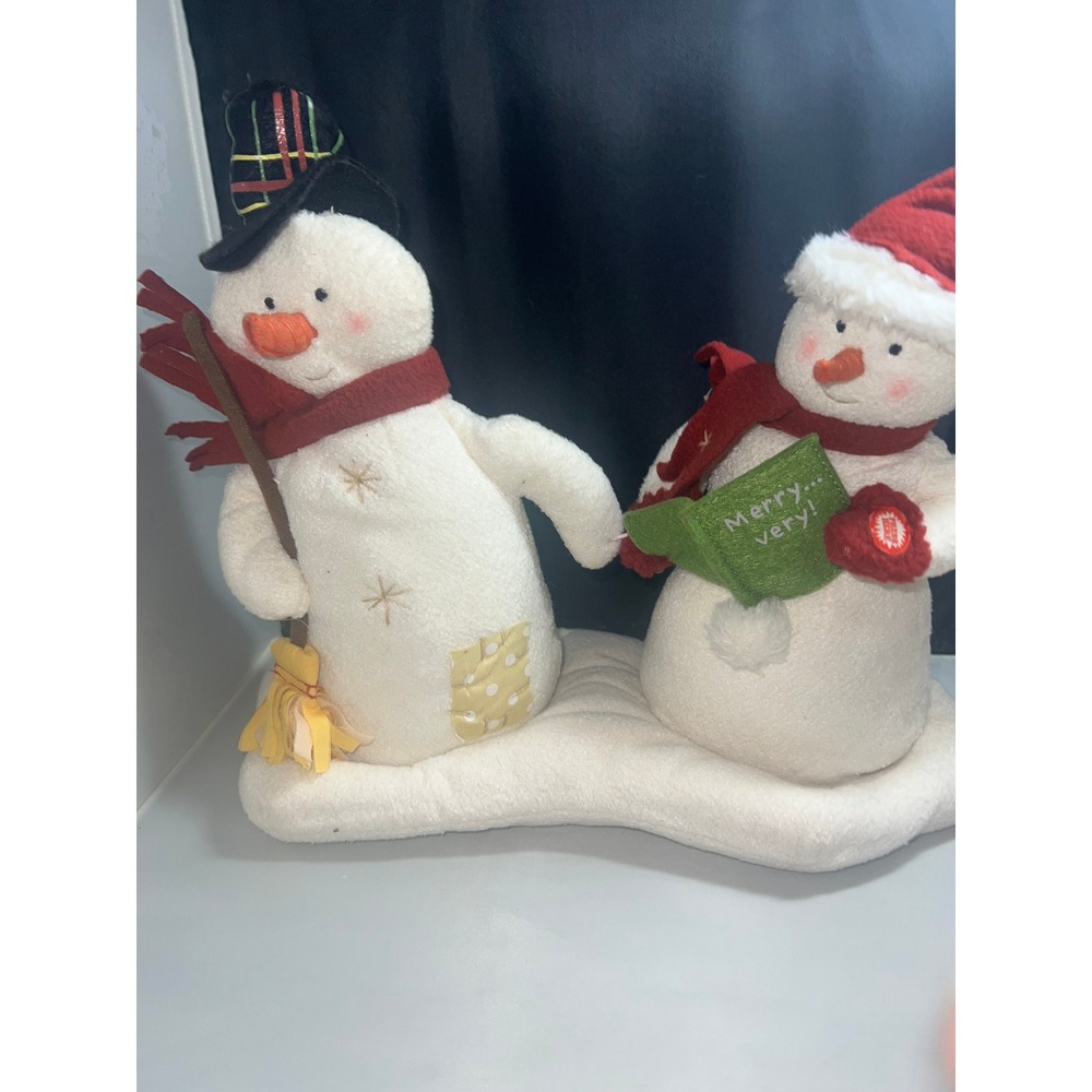 Hallmark Jingle Pals '03 Caroling Snowmen Musical Animated Christmas Plush Decor - Picture 10 of 10